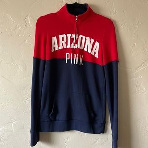 Victoria’s Secret PINK University of Arizona Quarter Zip Sweater